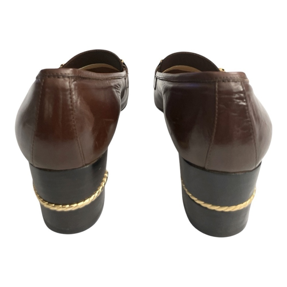VTG Gucci Horsebit Womens Slip On Pumps Shoes Brown Leather Size 
(US 7.5) - Picture 2 of 10